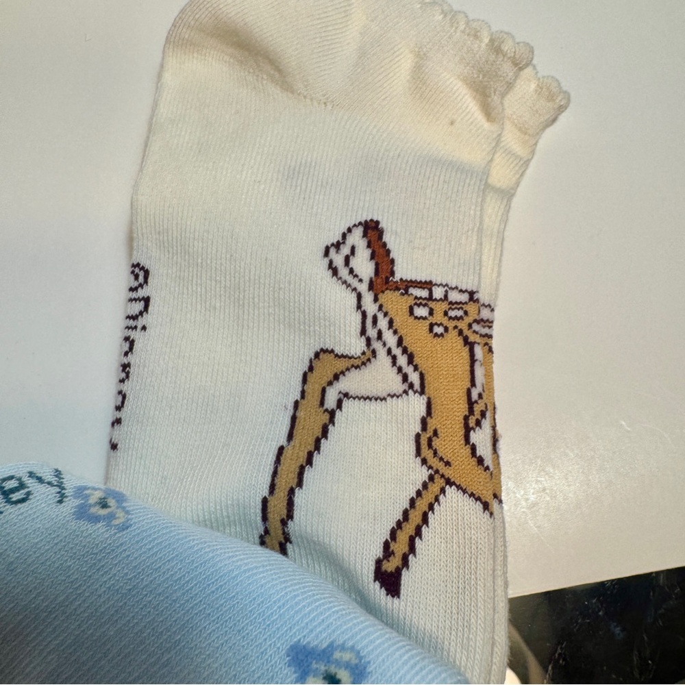 NWT. 3pk Disney’s Bmabi trainer Socks. Size 4-7
A three-pack of trainer socks - Picture 9 of 12